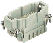 Han 10E insert male crimp